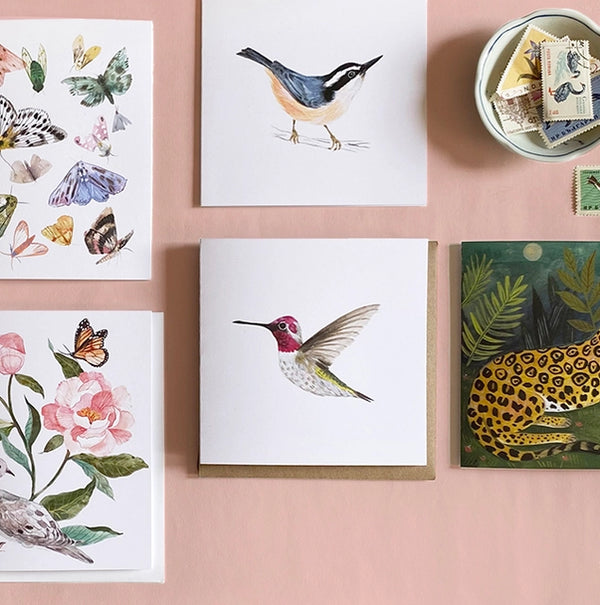Anna's Hummingbird Art Card