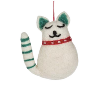 F101 - Smiling Cat Ornament