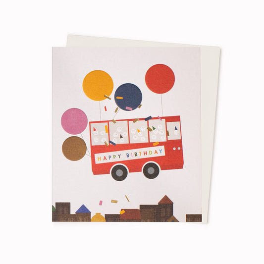 Birthday Bus Birthday Card