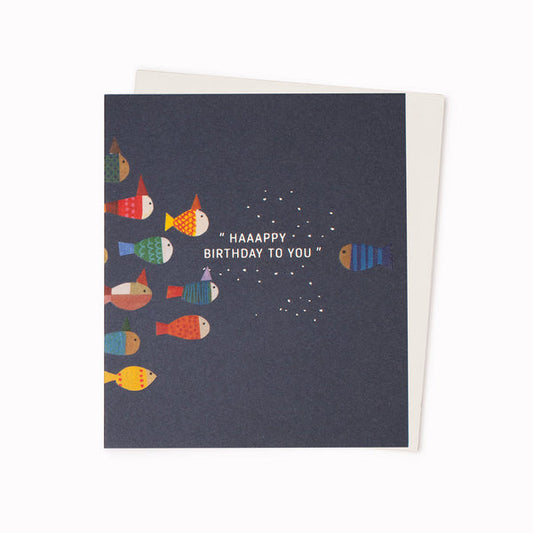 Fish Party Birthday Card