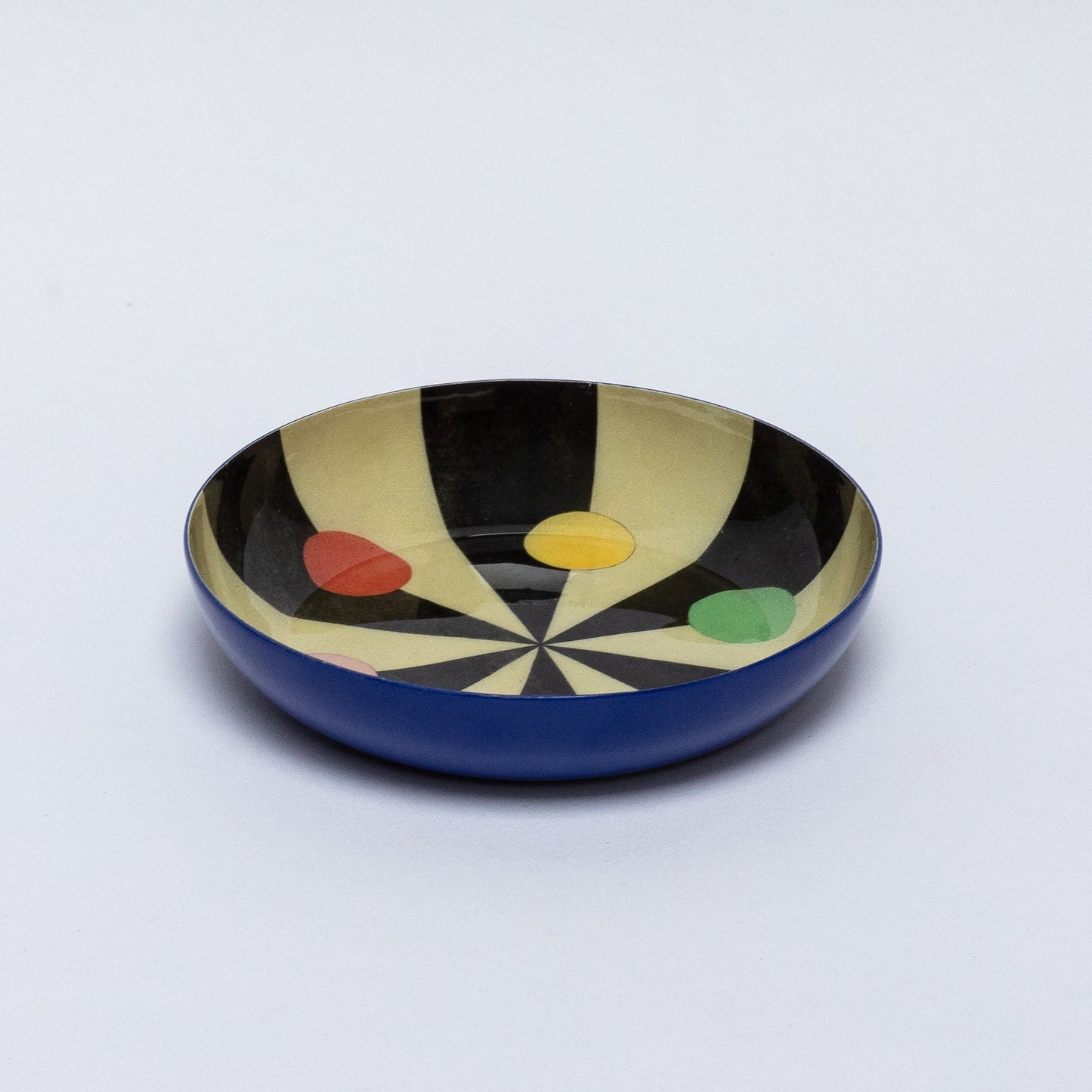 Round Enamel Tray Benson's Colour Hexagon