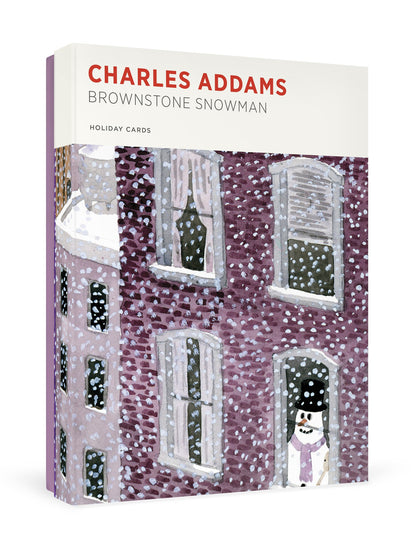 Charles Addams Brownstone Snowman Holdiay Boxed Cards