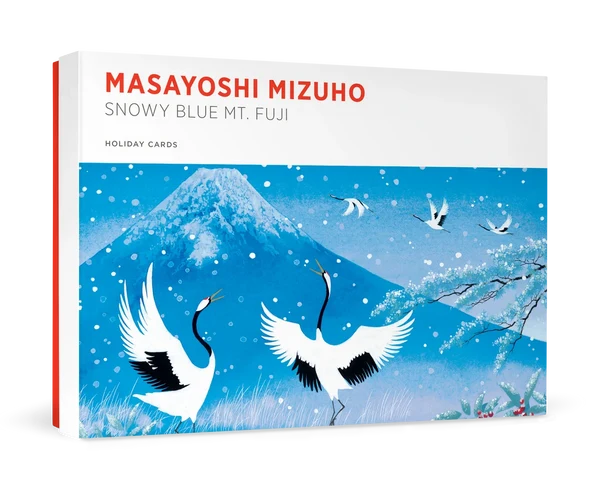 Masayoshi Mizuho Snowy Blue Mt.Fuji Holiday Boxed Cards
