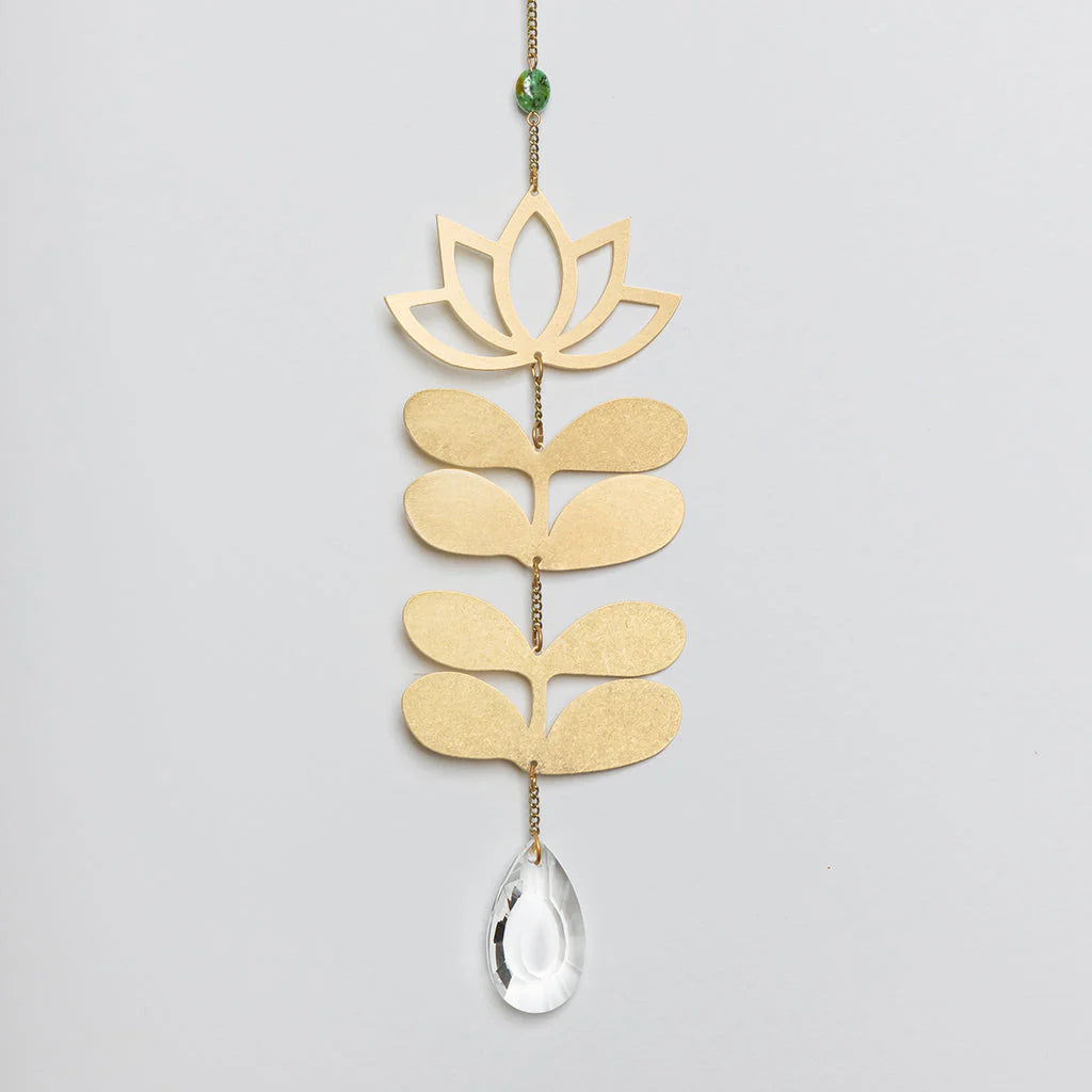 Suncatcher - Lotus / African Turquoise