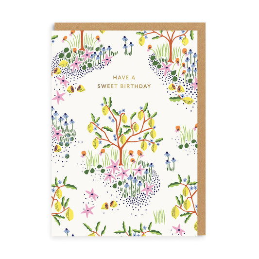 Have a Sweet Birthday Lemon Trees Card