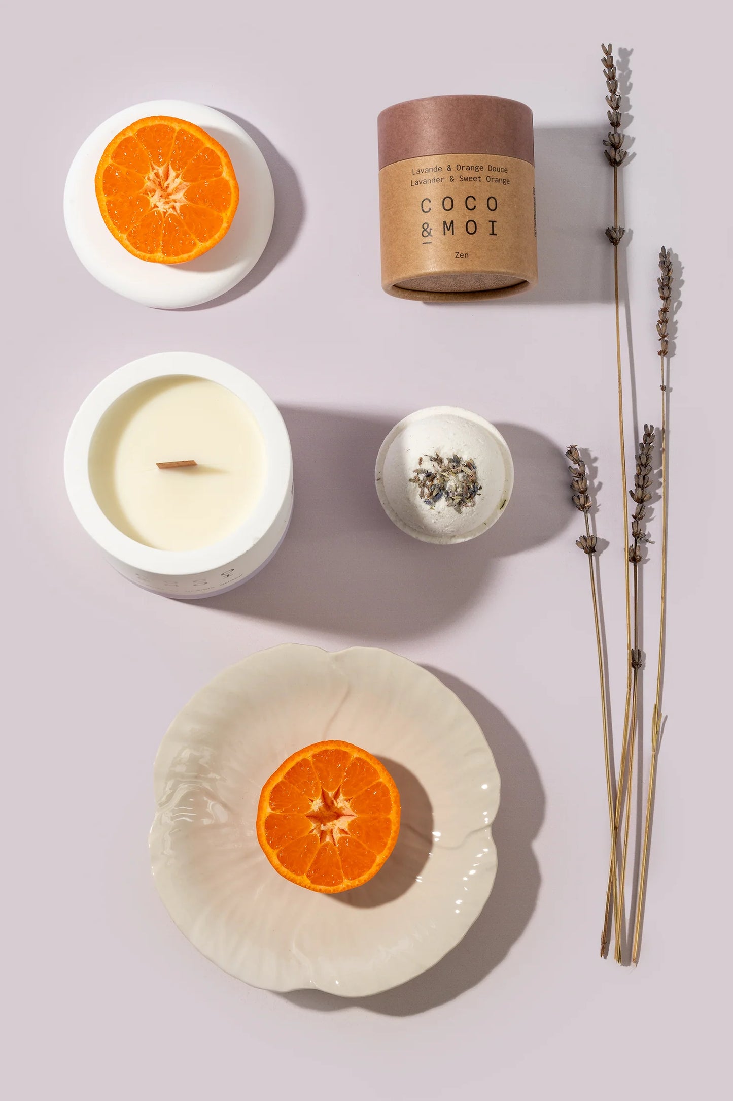 Lavender + Sweet Orange Candle