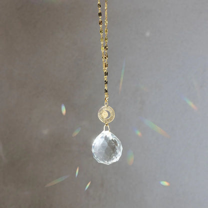 Pocket Suncatcher Radiating Moon