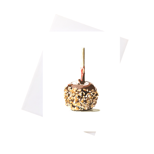Caramel Apple Blank Card