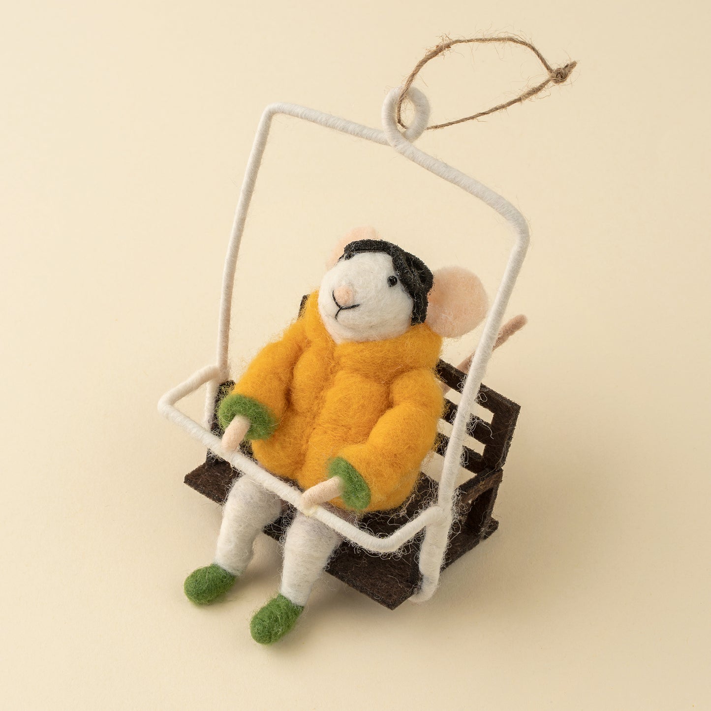 Chairlift Charlie Mouse Holiday Ornament