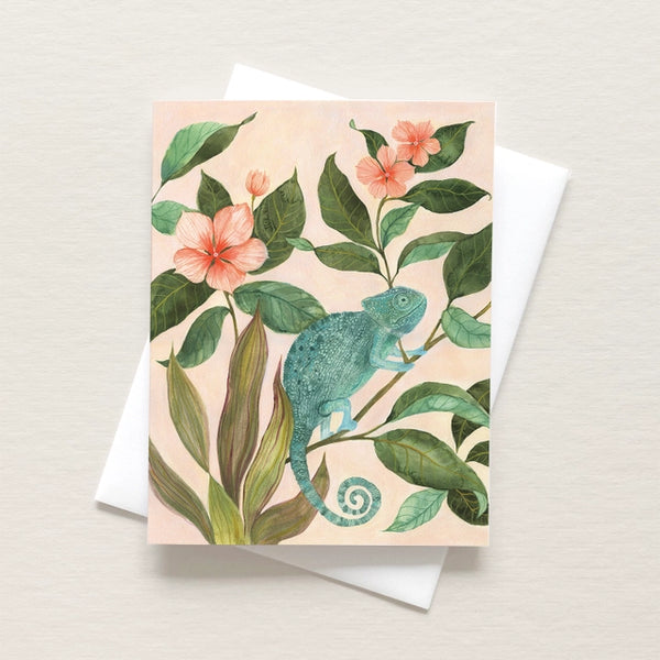 Chameleon Art Card