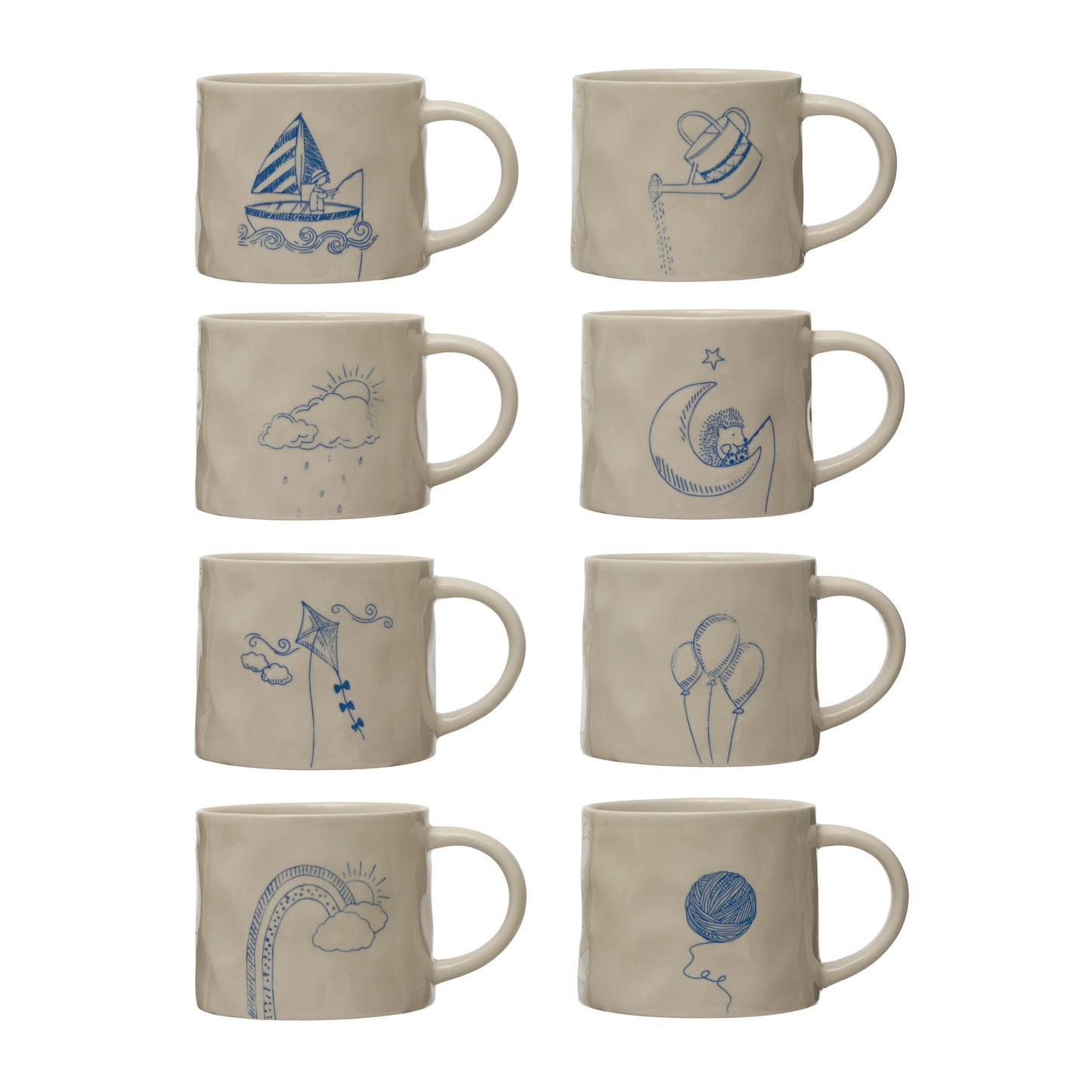 Stoneware Mug Wax Relief & Hidden Bottom Image