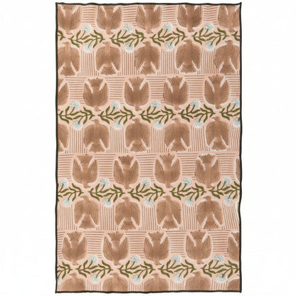 Peregrine Block Print Dishtowel