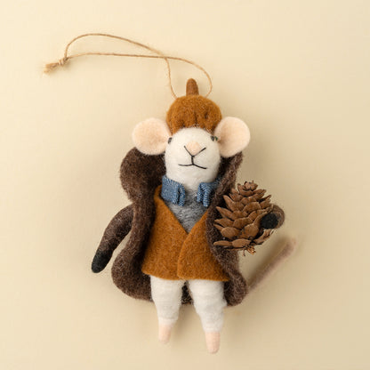 Dapper Declan Mouse Holiday Ornament