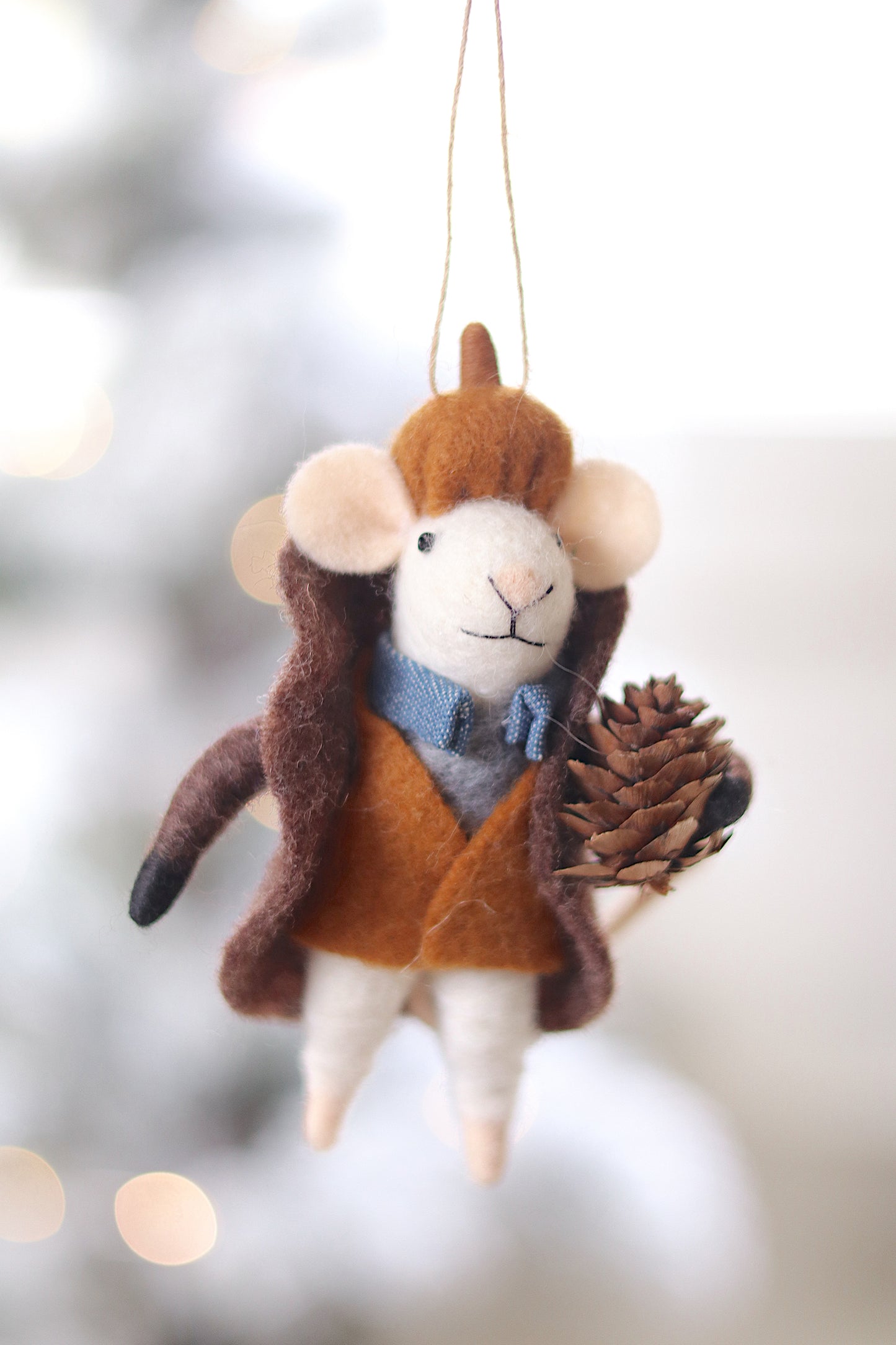 Dapper Declan Mouse Holiday Ornament