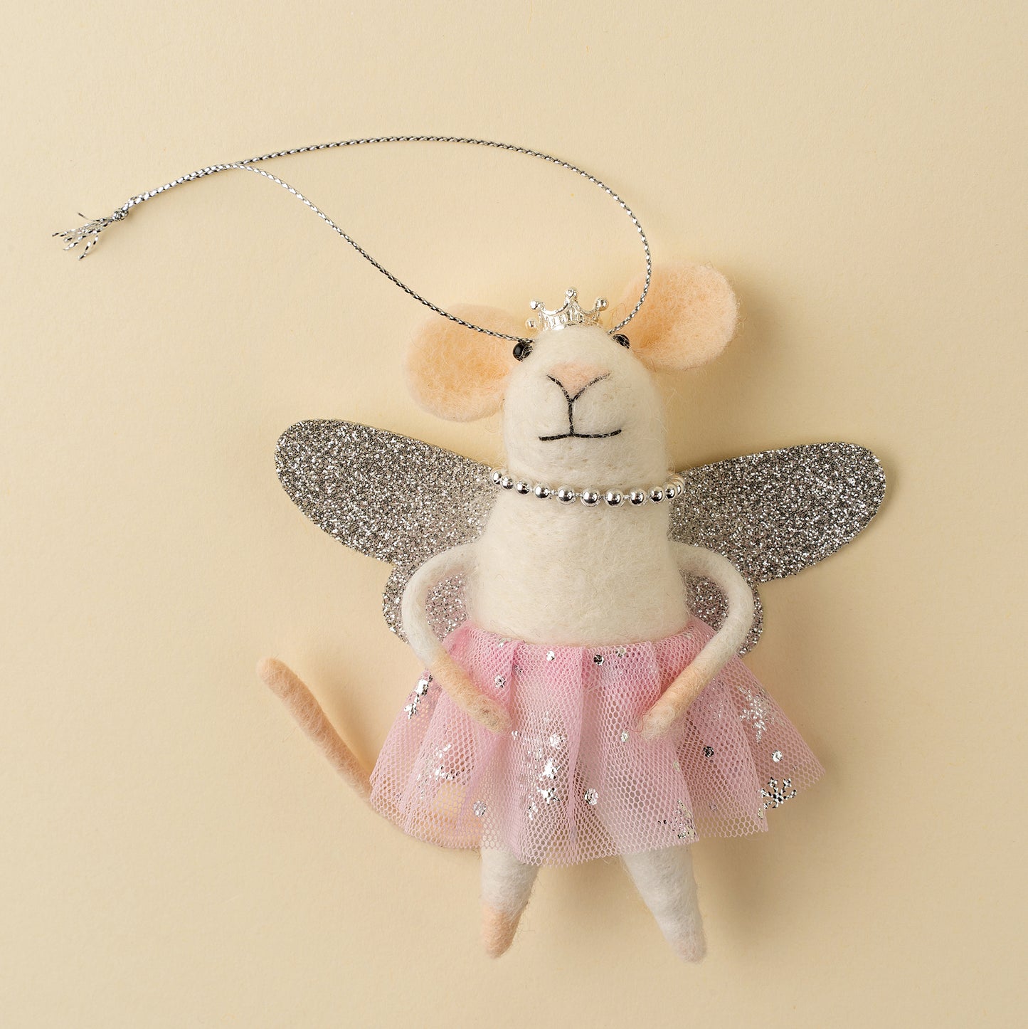 Fairytale Fiona Mouse Holiday Ornament