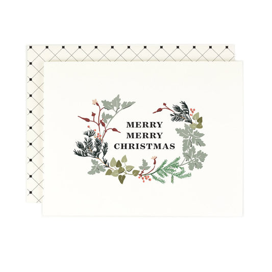 Merry Merry Christmas Card