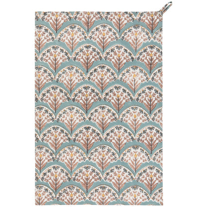 Bouquet Block Print Dishtowel