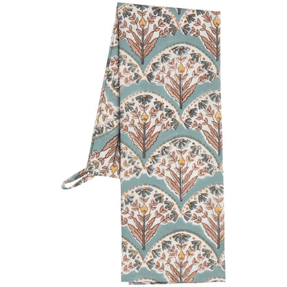 Bouquet Block Print Dishtowel