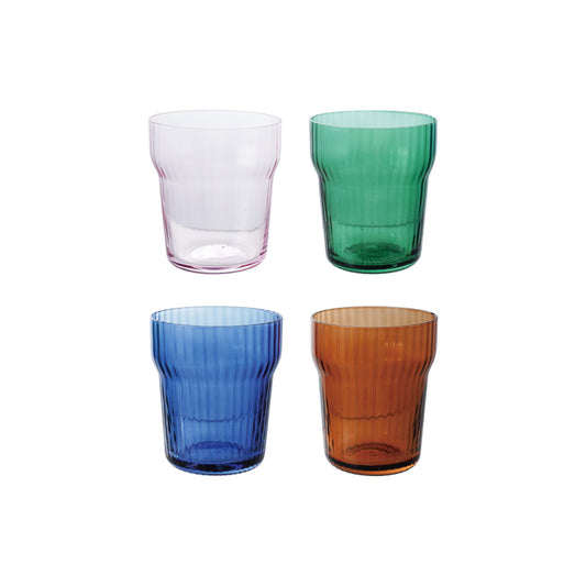 Round Fluted Drinking Glass