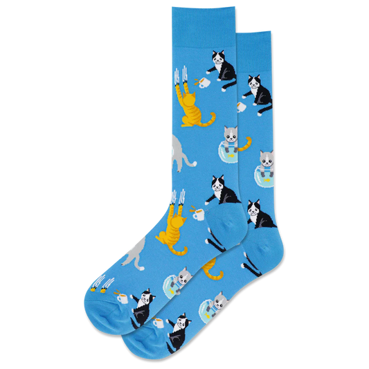 Bad Cat Men's Crew Socks