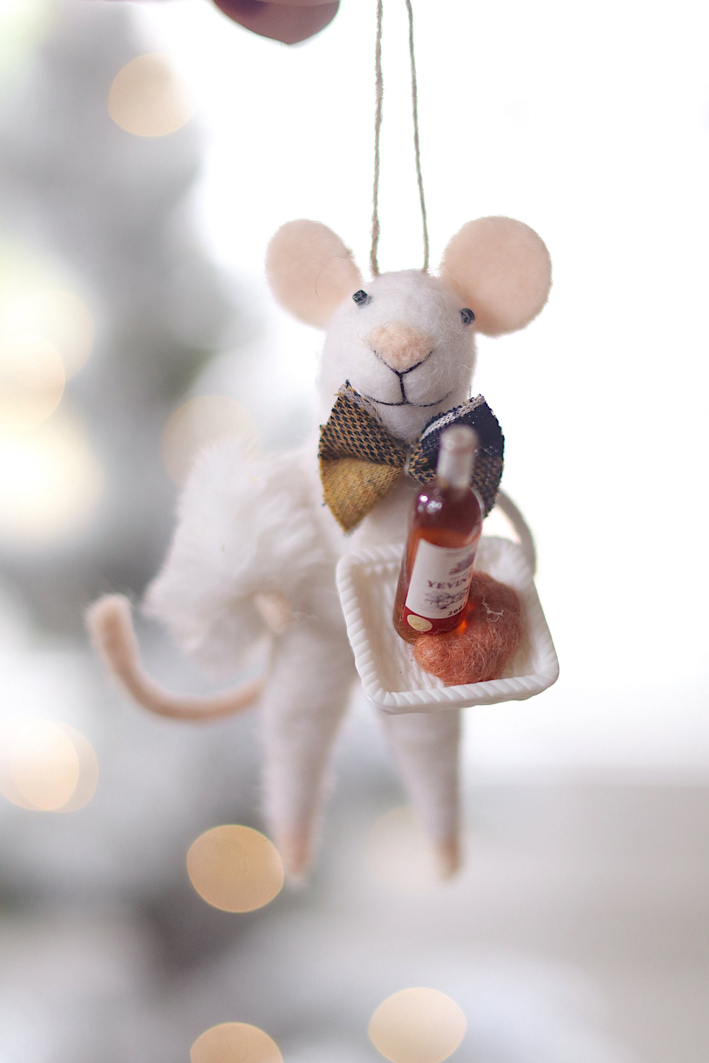 Holiday Host Henry Mouse Holiday Ornament
