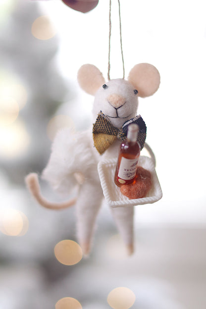 Holiday Host Henry Mouse Holiday Ornament