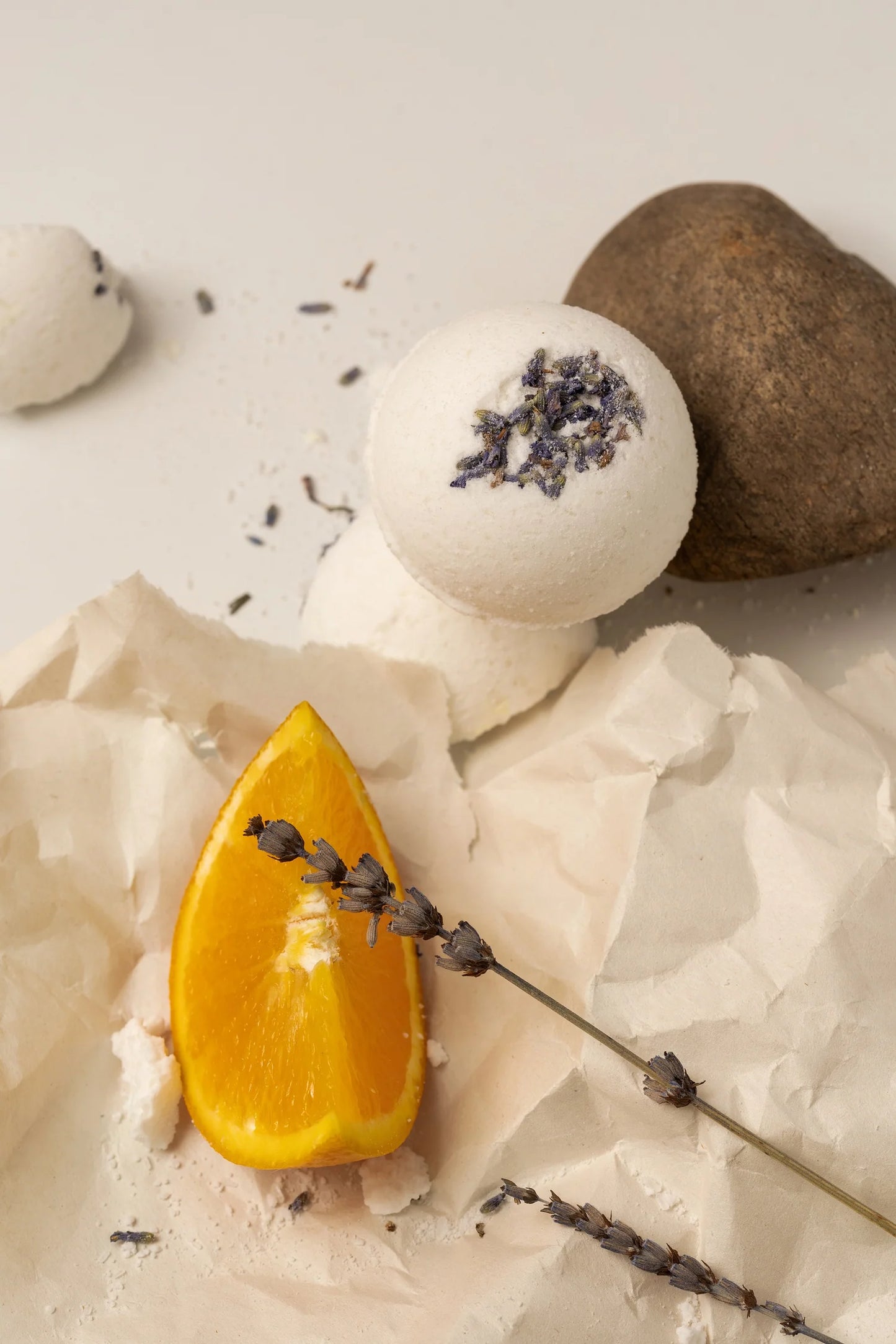 Lavender + Sweet Orange Bath Bomb