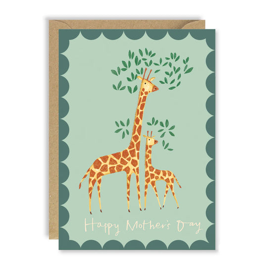 Giraffe M Day Card