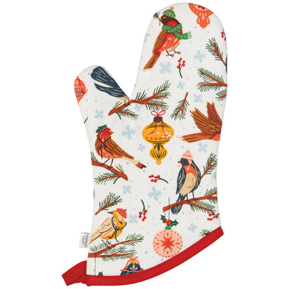 Season's Tweetings Oven Mitts Set of 2