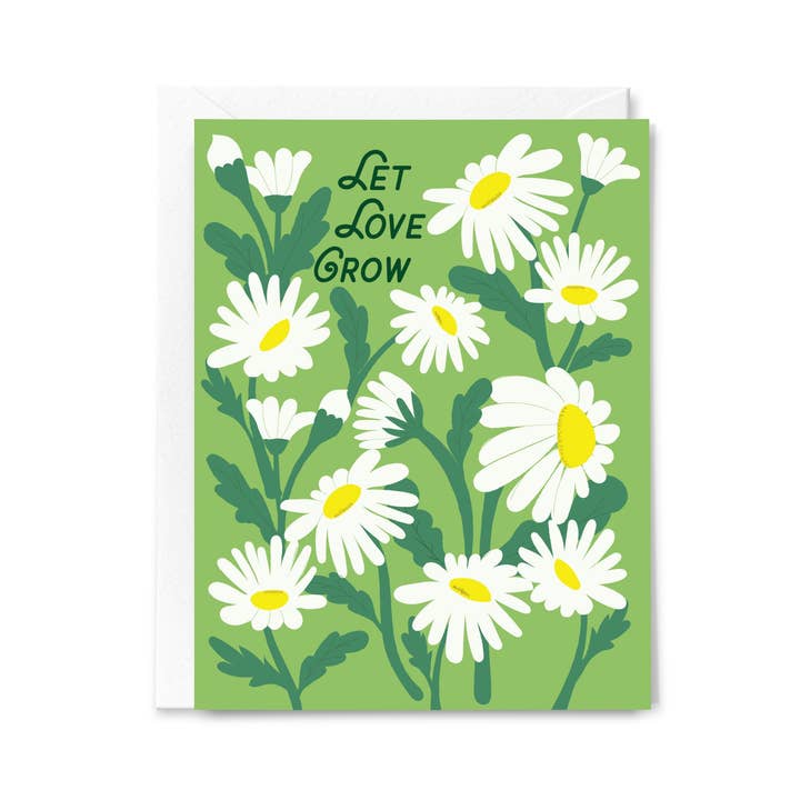 Let Love Grow Daisies Card
