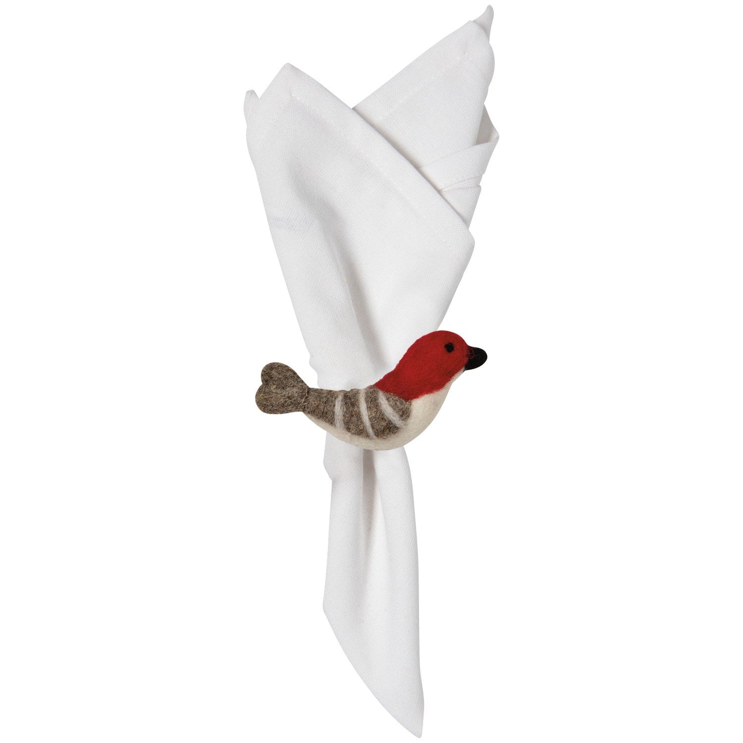 Birds & Boughs Felted Wool Napkin Ring