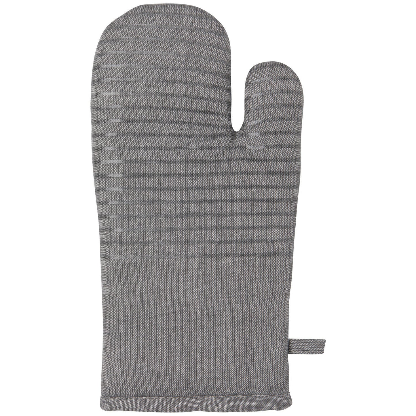 Slate Oven Mitt - Heat-Resistant Cotton Chambray Kitchen Mitt