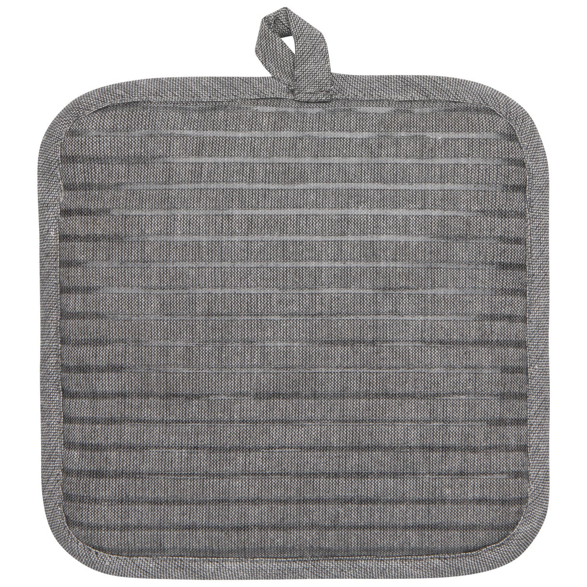 Slate Potholder - Heat-Resistant Cotton Chambray Kitchen Mitt