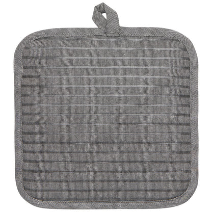 Slate Potholder - Heat-Resistant Cotton Chambray Kitchen Mitt