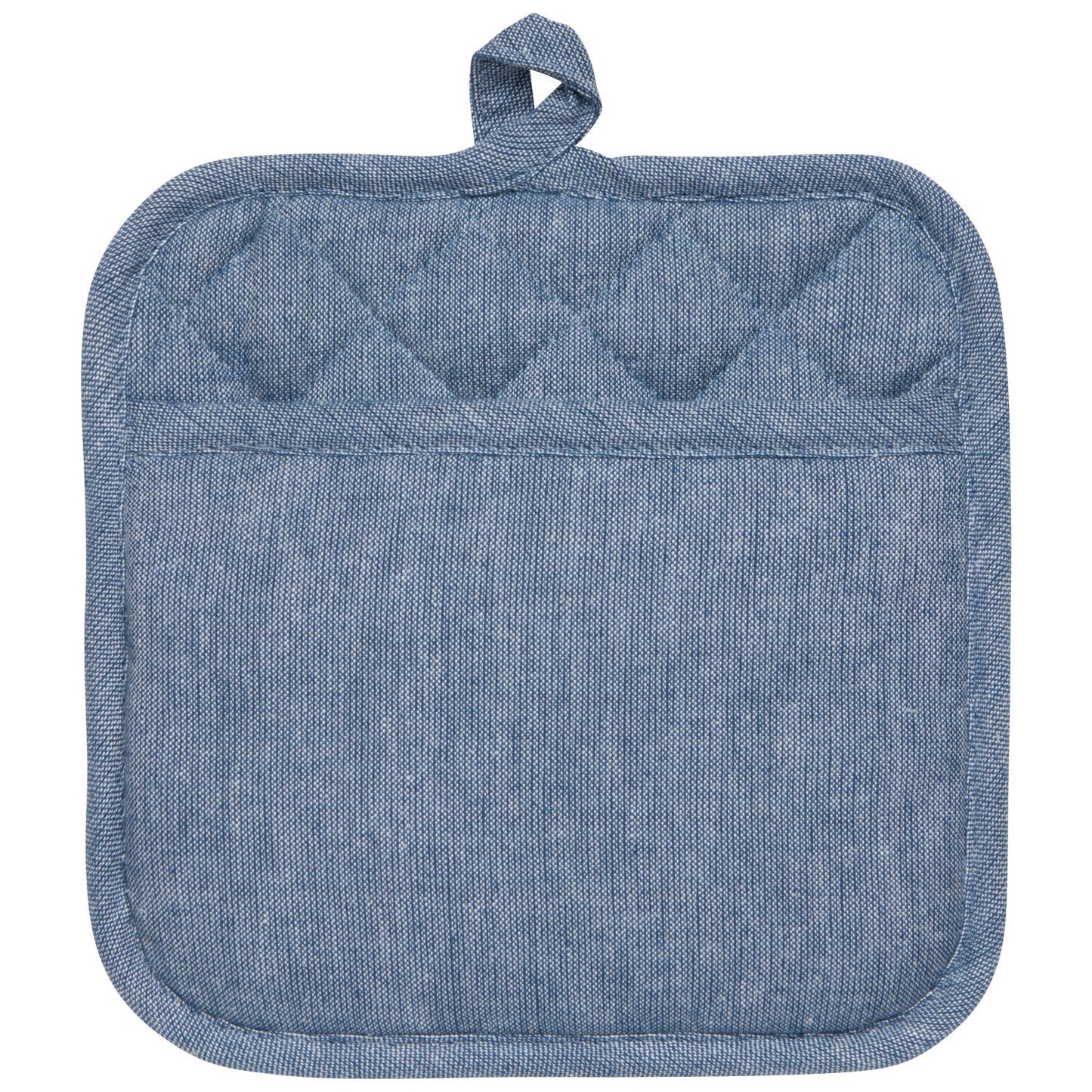 Oxford Potholder - Heat-Resistant Cotton Chambray Kitchen Mitt
