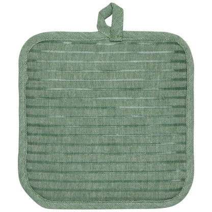 Terrace Potholder - Heat-Resistant Cotton Chambray Kitchen Mitt