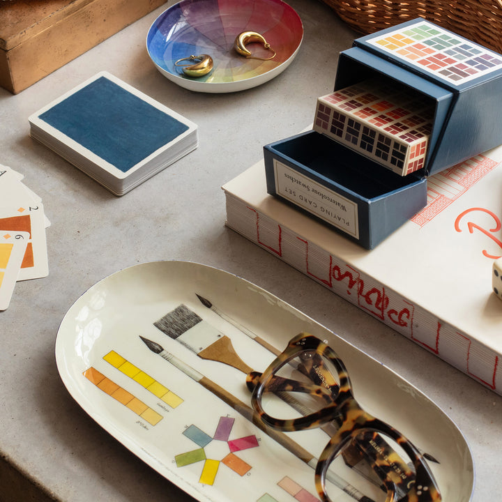 Oval Enamel Tray The Art of Colouring