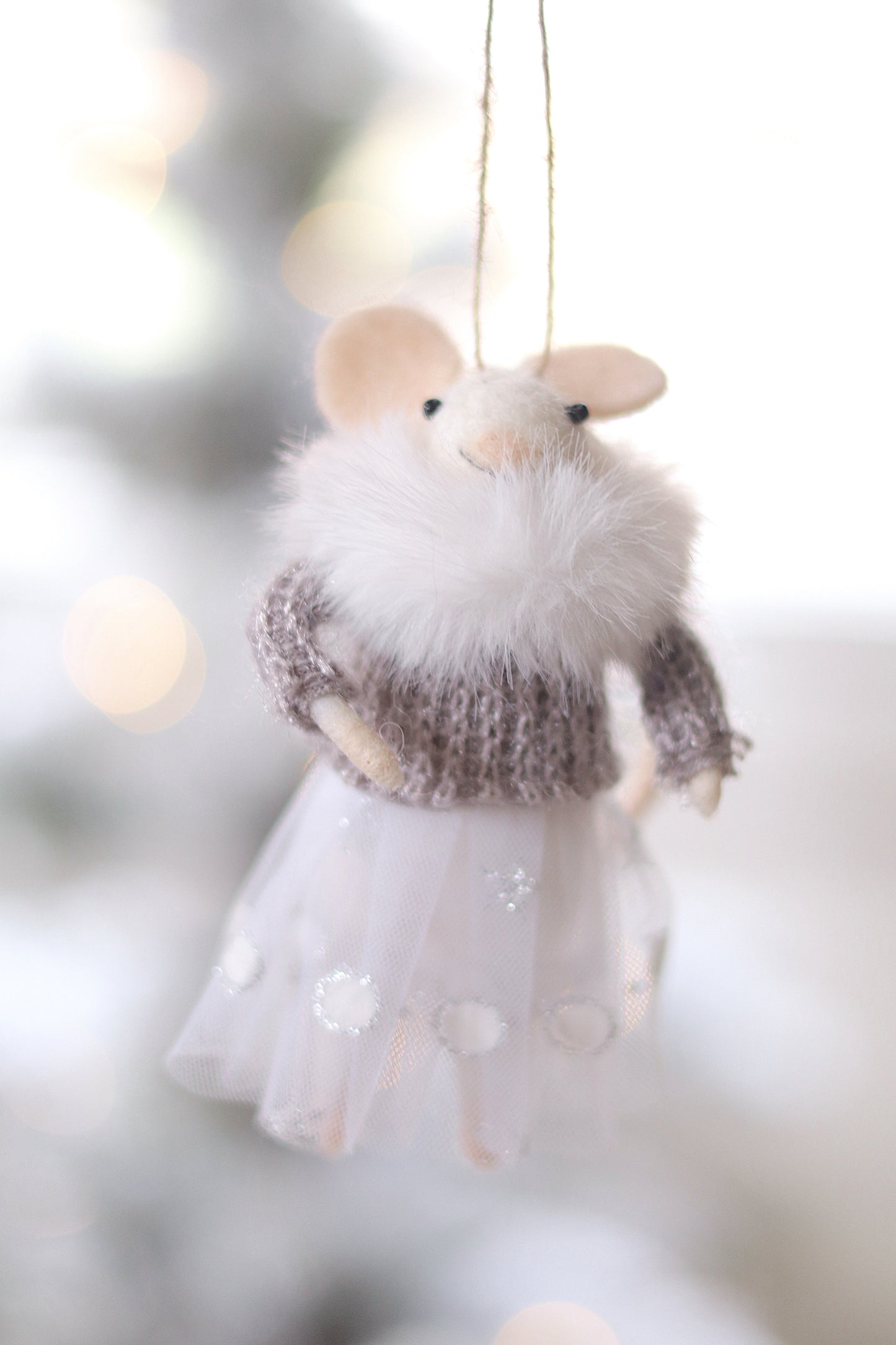 Party Dress Penelope Mouse Holiday Ornament