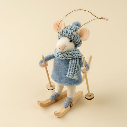 Peak Piper Mouse Holiday Ornament