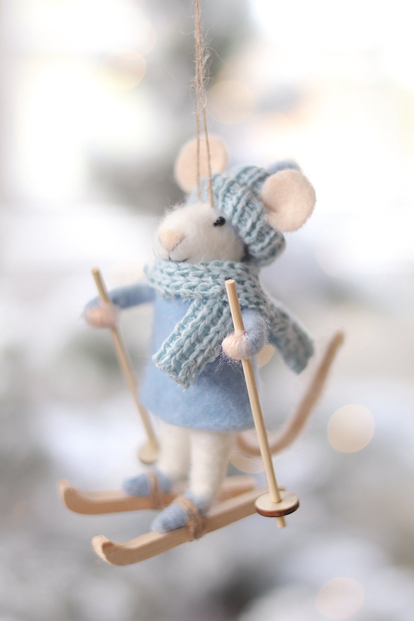 Peak Piper Mouse Holiday Ornament