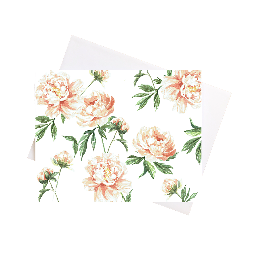 Peony Pattern Card