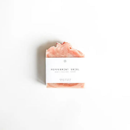 Peppermint Swirl Body + Face Bar