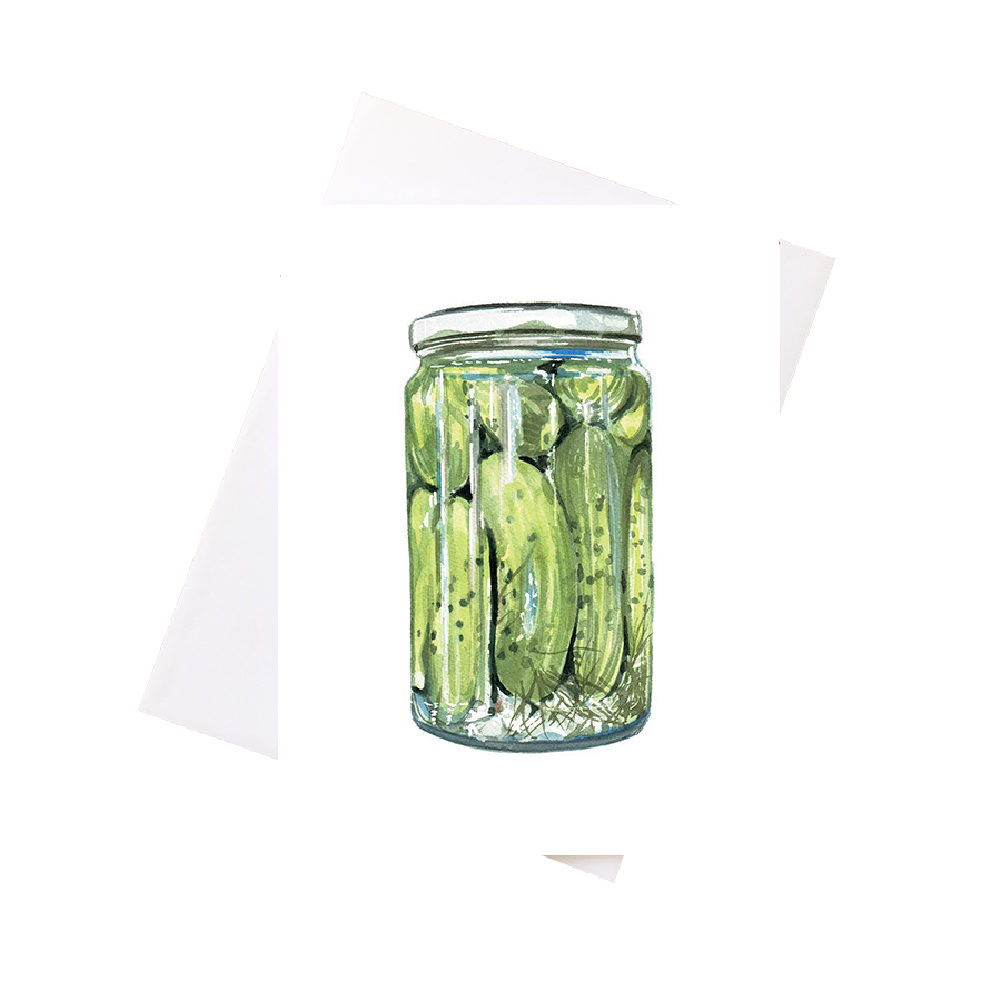 Pickles Jar Card