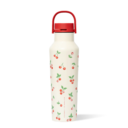 Rifle Paper Cherries Sport Canteen 20oz