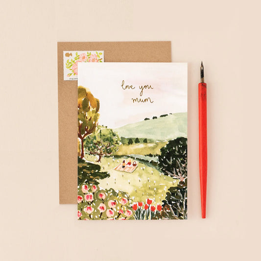 Picnic Scene Card