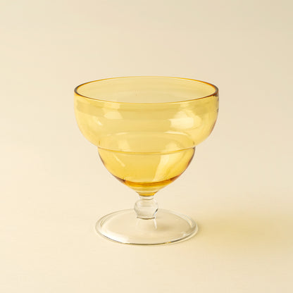 Savoy Coupe Glass Amber