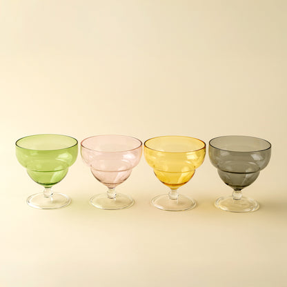 Savoy Coupe Glass Amber