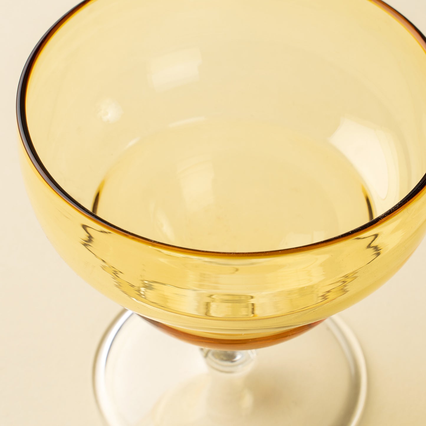 Savoy Coupe Glass Amber
