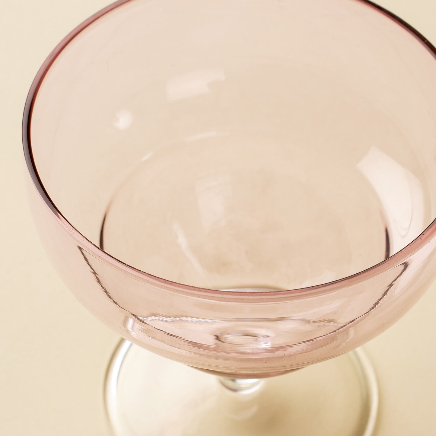 Savoy Coupe Glass Pink
