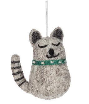 F101 - Smiling Cat Ornament